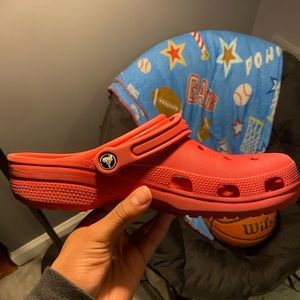 Red crocs